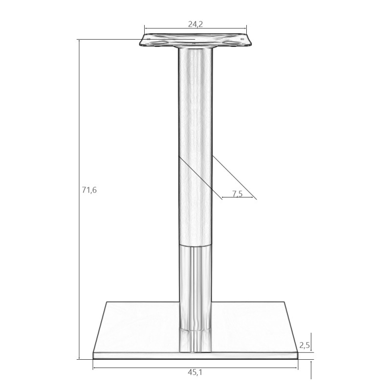 Подстолье Dobrin Valentino