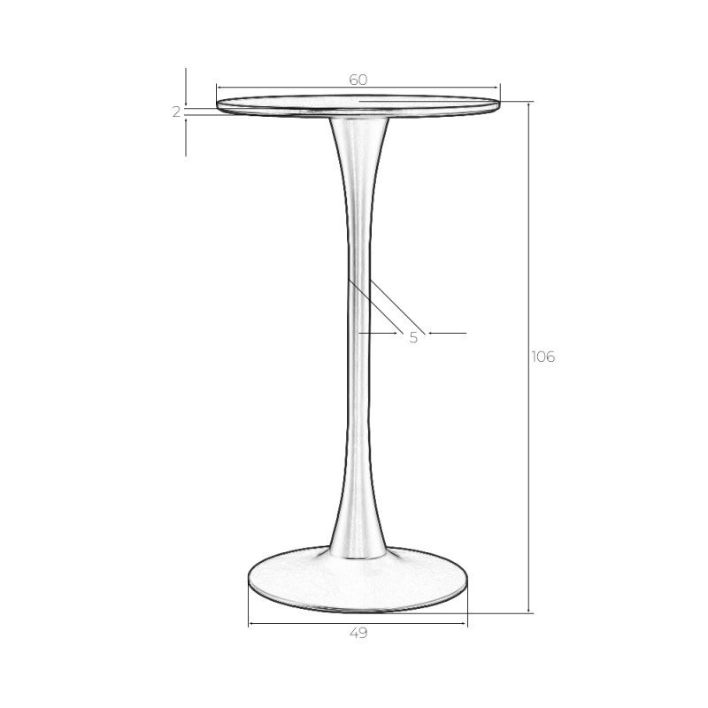 Стол барный Mia Bar