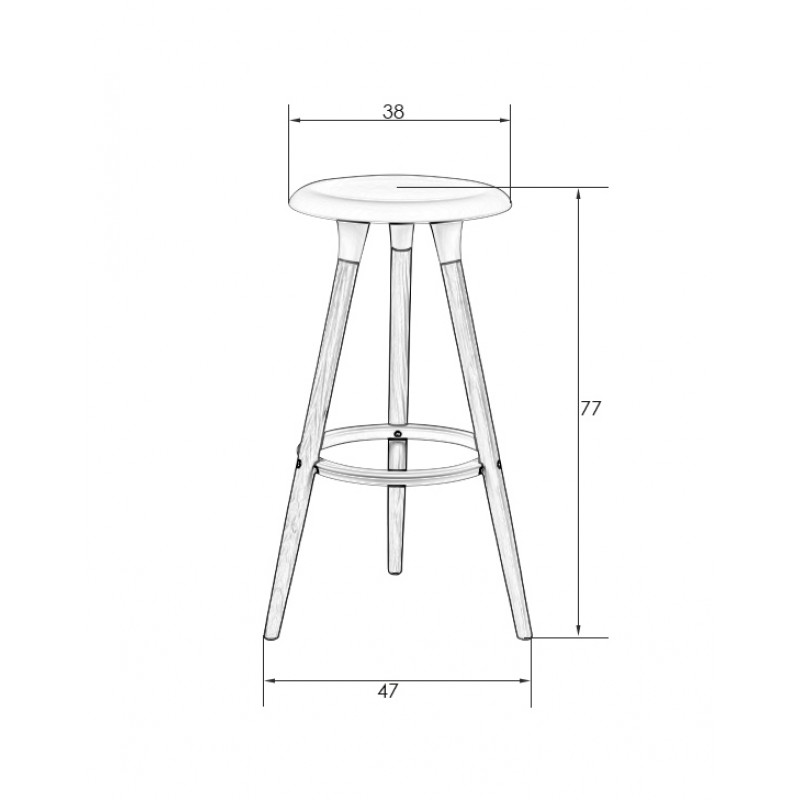 Барный стул Dobrin Royce